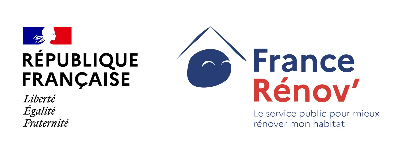 République Française et France Rénov’ - Le service public pour mieux rénover mon habitat